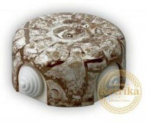 Распаячная коробка Мрамор D-90 Retrika RR-09006 / Ø 90 мм