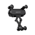 Держатель автомобильный Borofone BH19 зажимной, в воздуховод Black