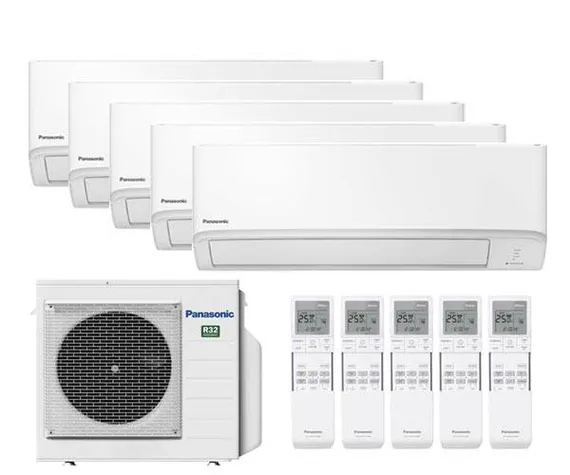 Мульти сплит-система Panasonic 5 х CS-TZ20ZKEW / CU-5Z90TBE