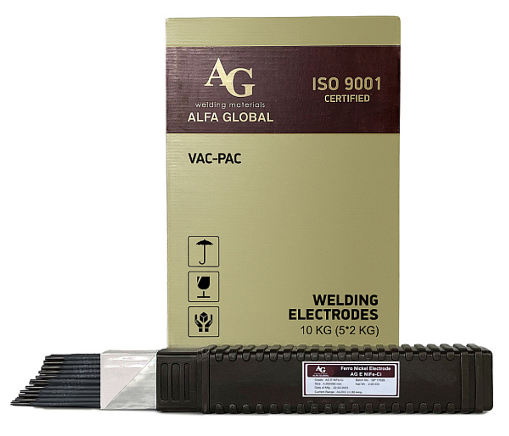 Электроды AG E NiFe-CI d= 3,2*350 2,0кг VAC-PAC