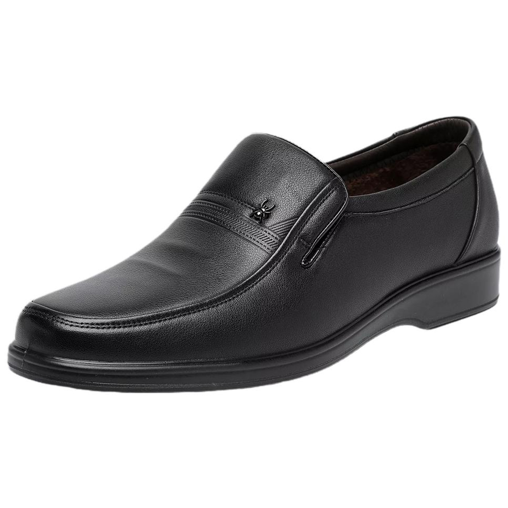 Spider King Cow Leather Casual Shoes Men"s Black