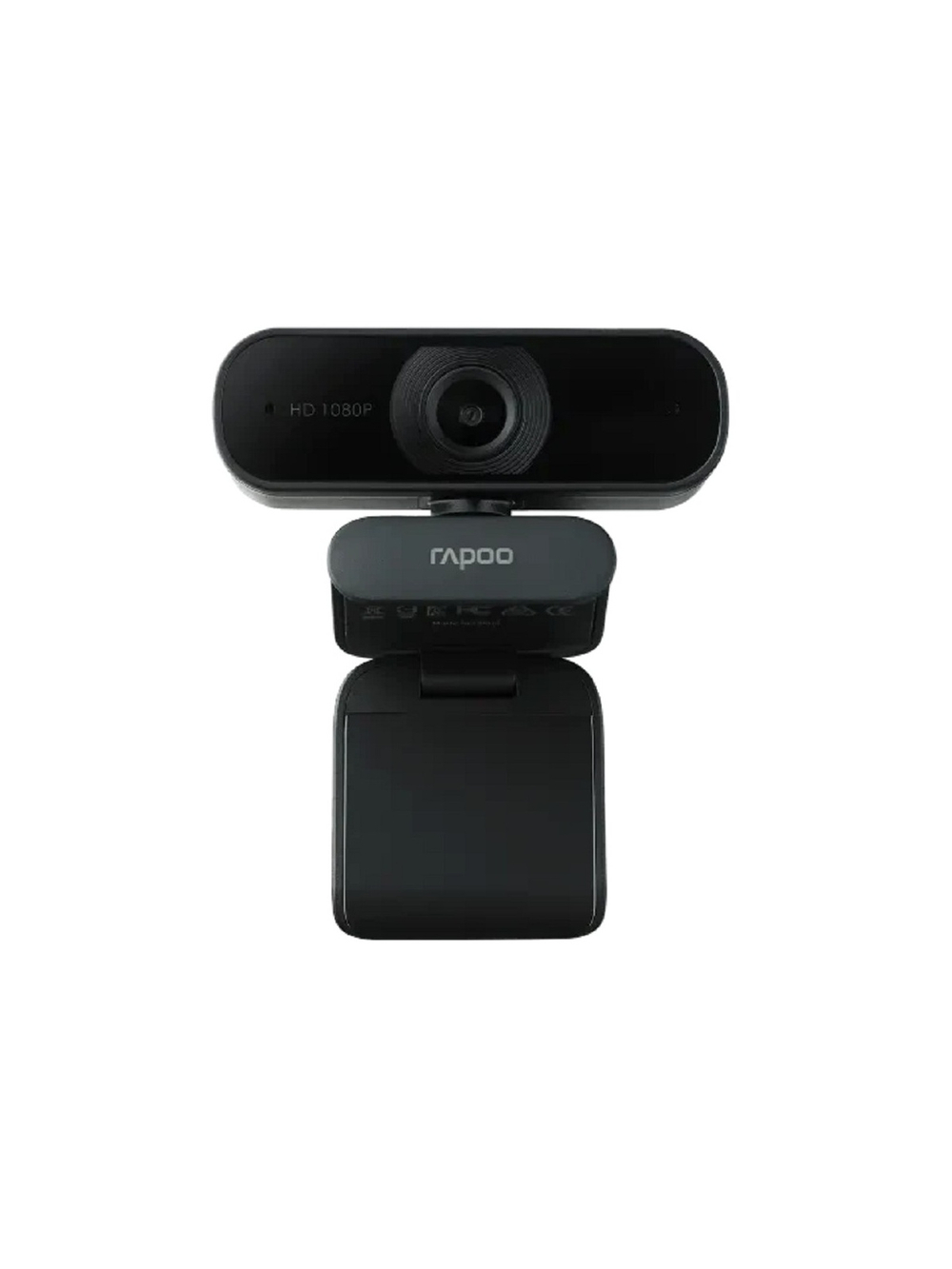 Веб-Камера, Rapoo, C260, USB2.0, 1080x720, 2.0Mpx,Микрофон, Длинакабеля150см, Крепление: зажим, Чёр