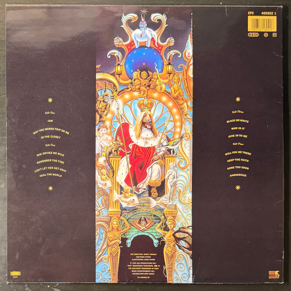 Michael Jackson - Dangerous 2LP (Голландия 1991г.)