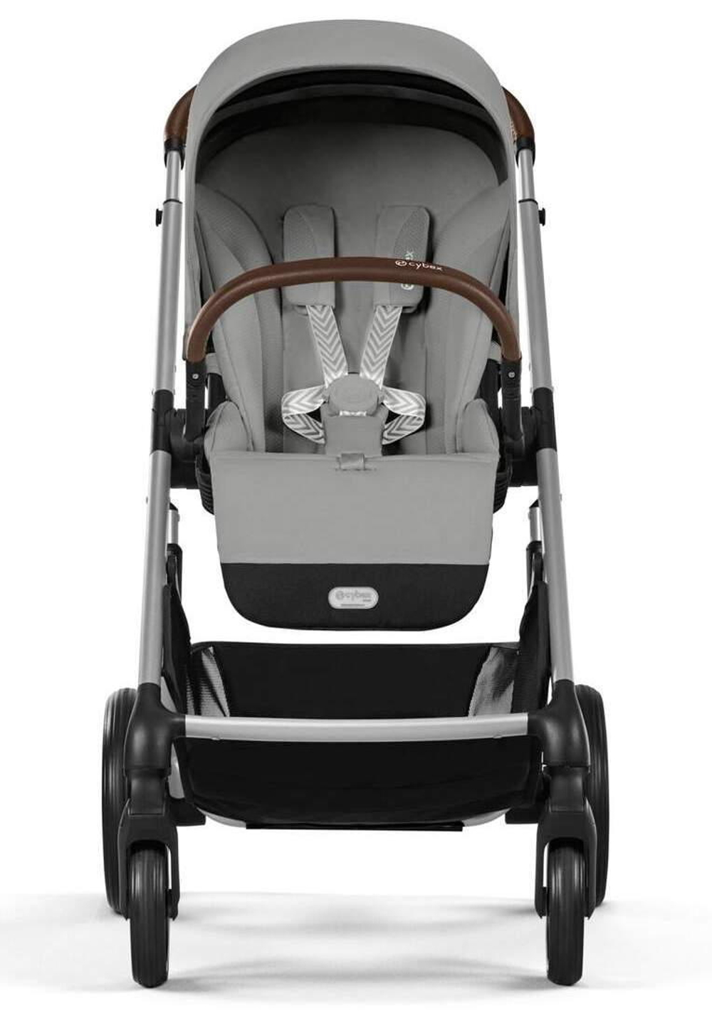 Коляска Cybex Balios S Lux SLV complete Cloud G Moon Black Plus Base G 4 в 1 Stone Grey с дождевиками