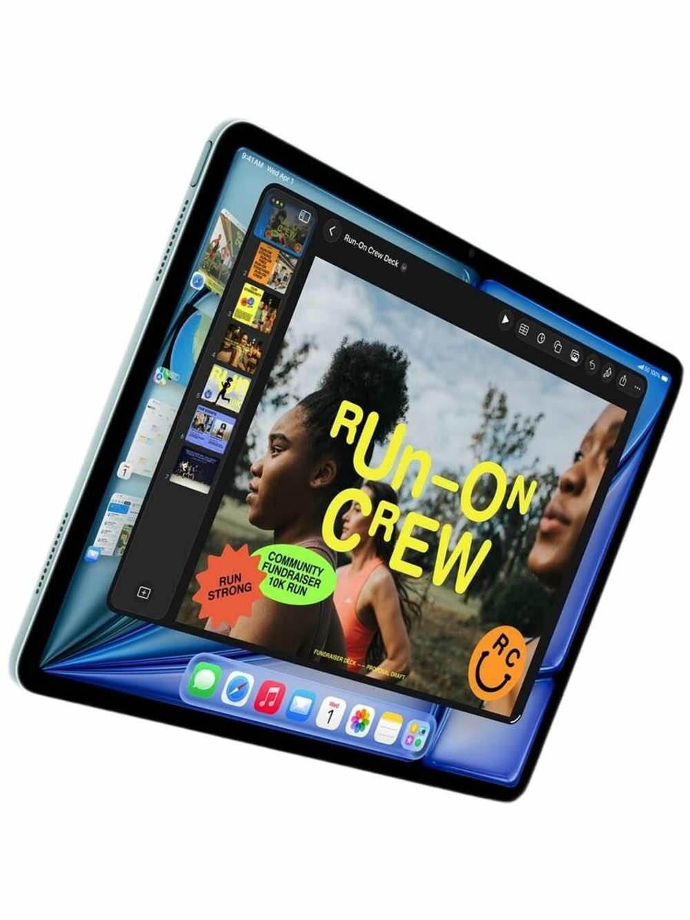 Планшет Apple iPad Air 13″ (M4), 512 ГБ, Wi‑Fi, Starlight (золотистый)