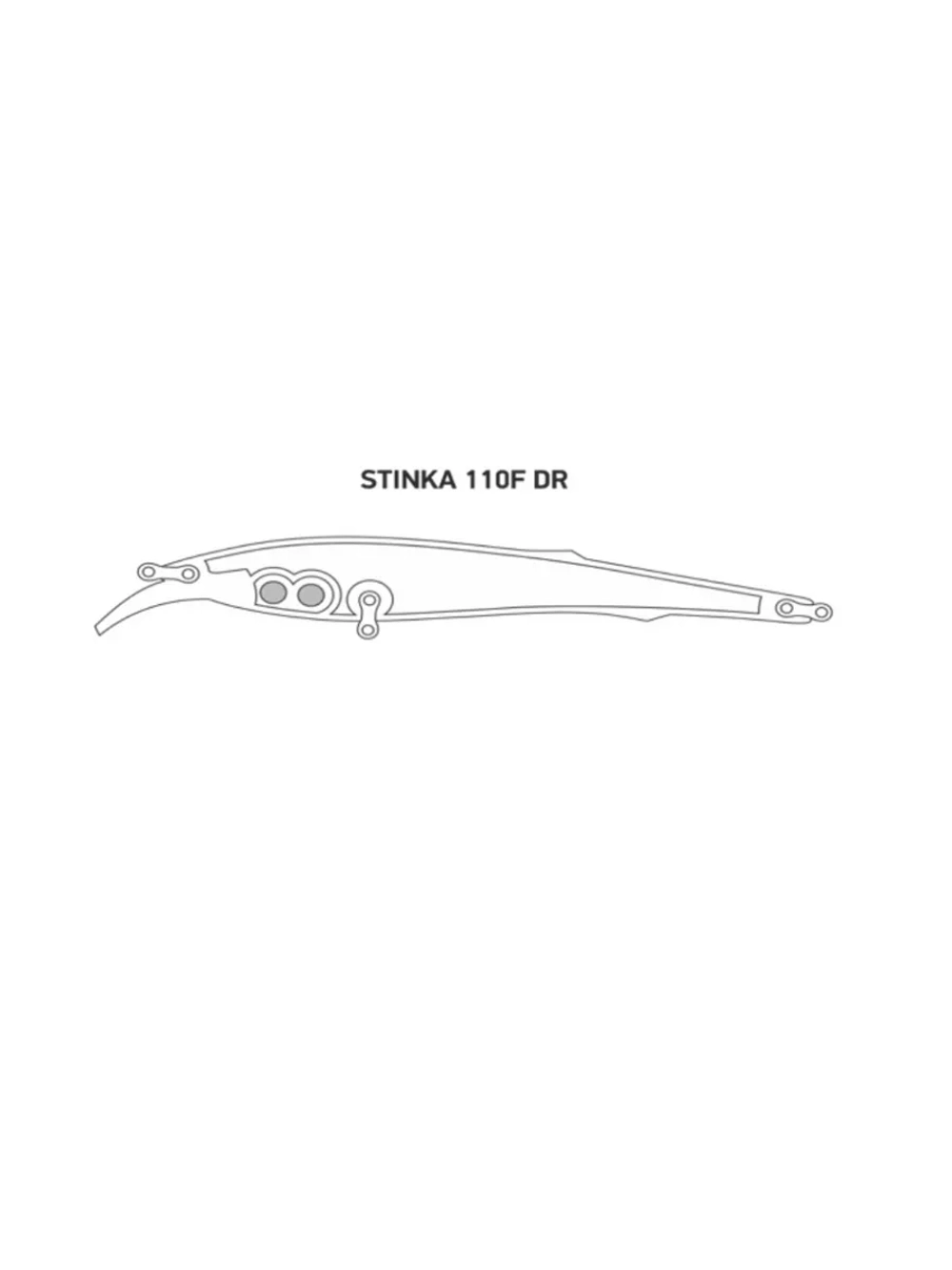 Воблер для троллинга STINKA 110F MDR-003 (110FDR-003) 12 г.