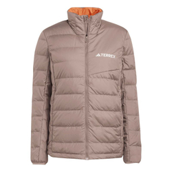Женская теннисная куртка Adidas Terrex Multi Light Down Climawarm — trace brown
