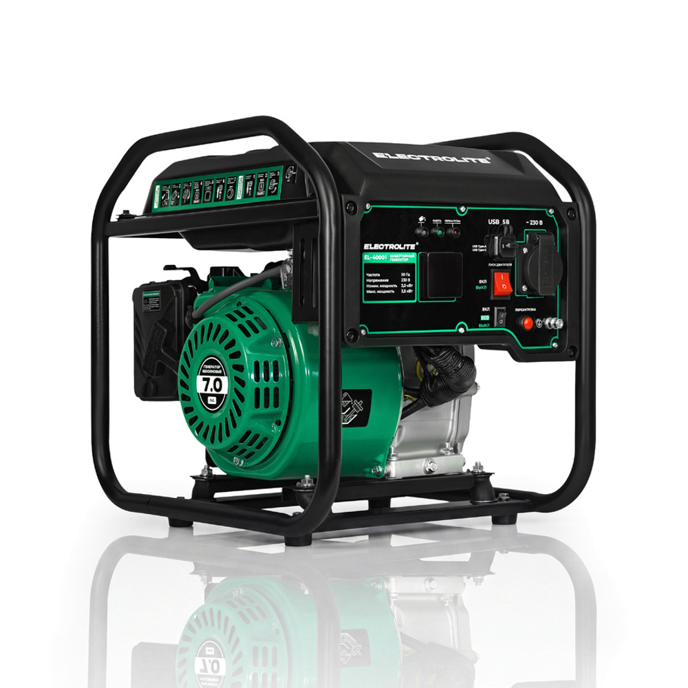 Генератор бензиновый инверторный Electrolite EL 4000i