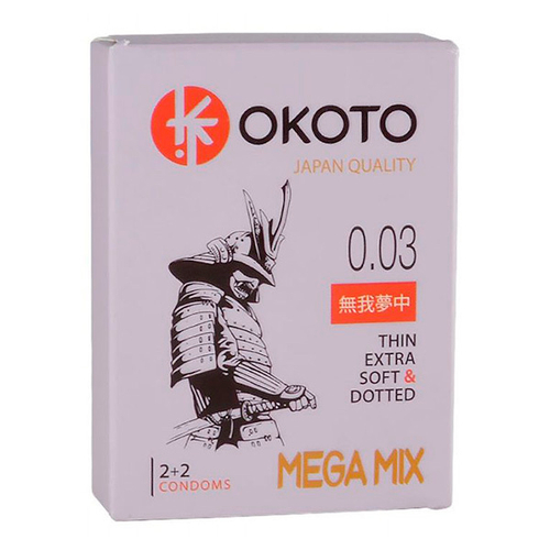 Презервативы Sitabella Okoto MegaMIX 4шт