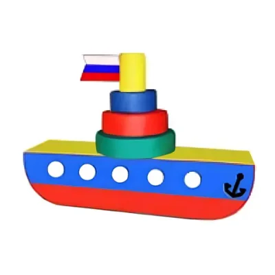 Детский игровой Пароход 5 эл.