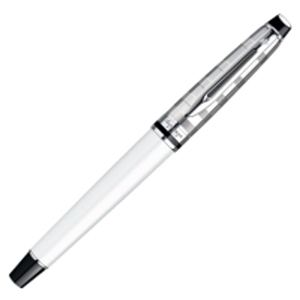Waterman Expert 3 DeLuxe White CT перо F (S0952380)