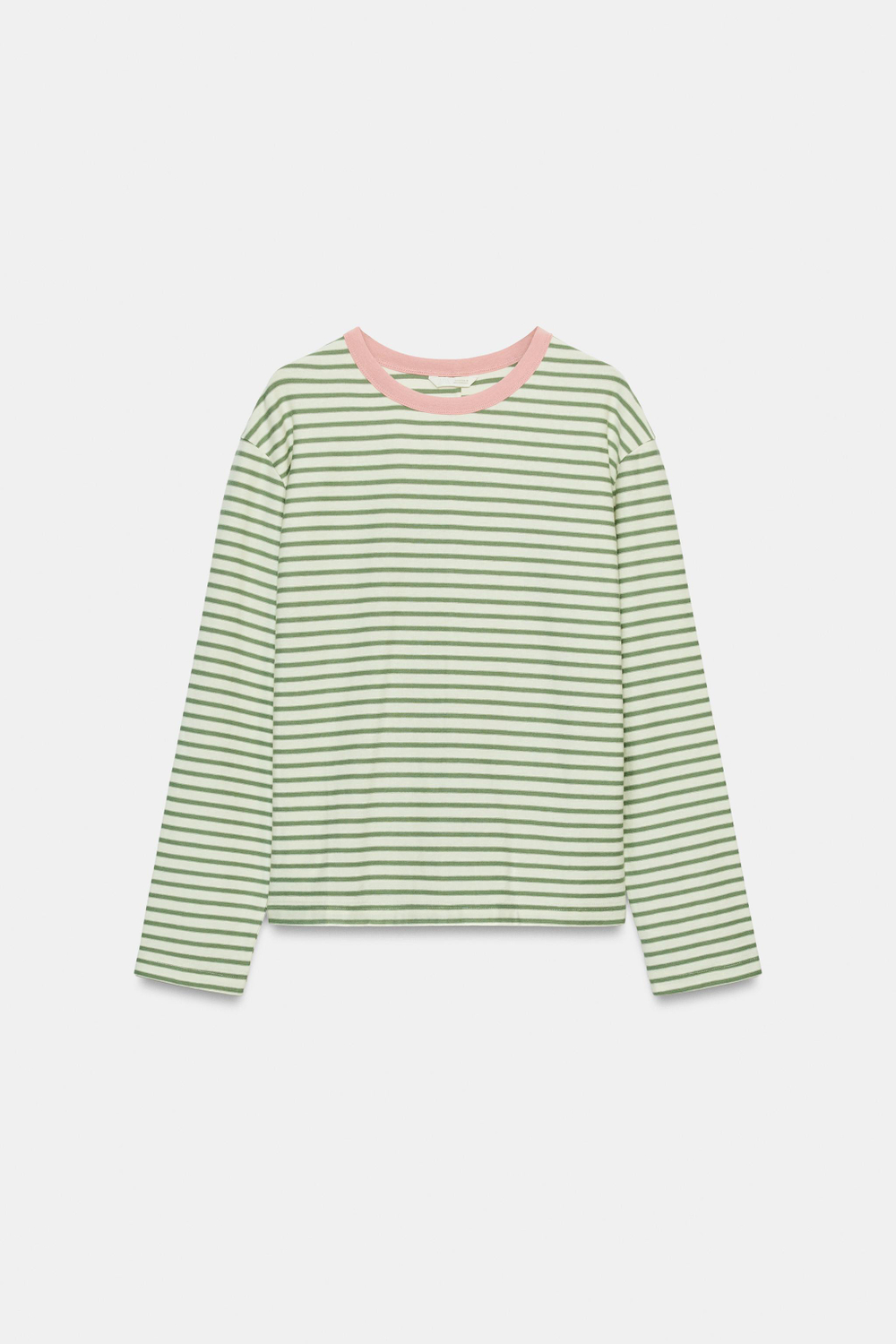 ФУТБОЛКА В ПОЛОСКУ С ДЛИННЫМИ РУКАВАМИ — ZARA