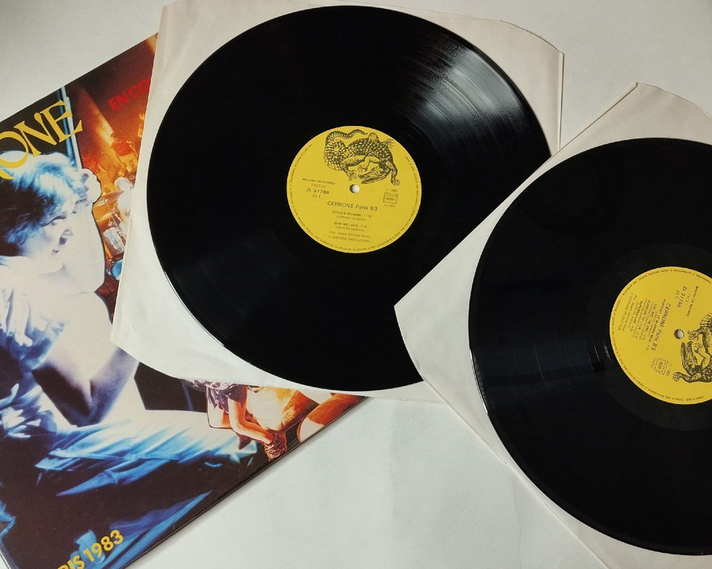 Винтажная виниловая пластинка LP Cerrone En Concert (France 1983)