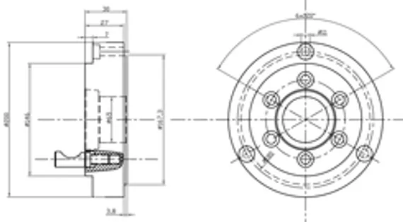 Гайка правая Сварог для резаков Р3 62-3F, Р3У 62-3F