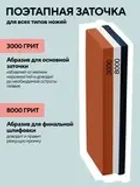 Камень точильный комбинированный 3000/8000 водный
