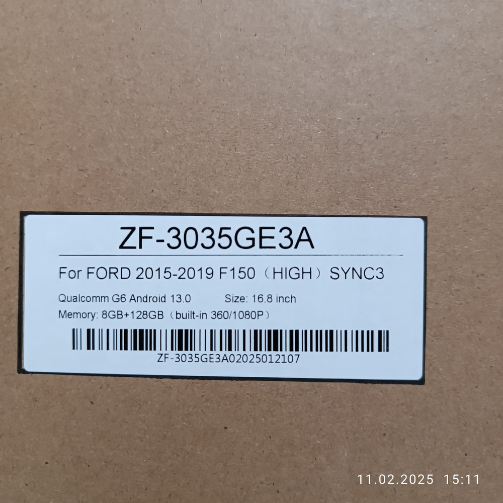 Установочный комплект для FORD F150 2015-2019  KUBERG ZF-3035-S3-GE