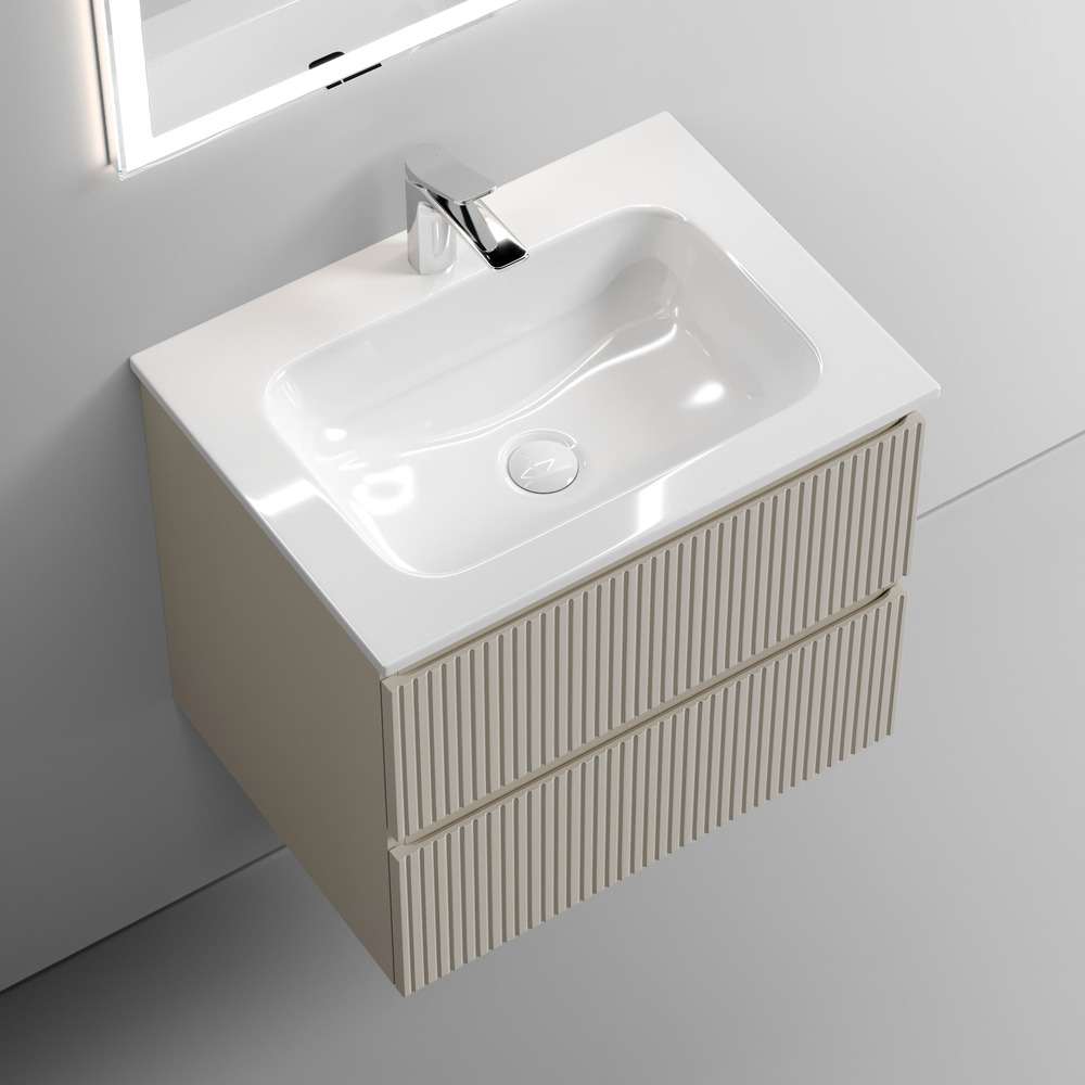 Тумба подвесная под раковину Sancos Snob T, Beige Soft 590х445х500, арт. SNT60CE