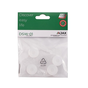 Демпфер настенный AJAX DSW-01 INV прозрачный (4 шт.) /61307/