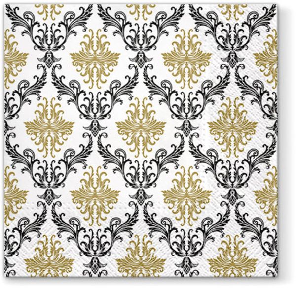 Салфетки 3-слойные для декупажа Sagen Vintage Design Lunch PAW Decor Collection Королевский орнамент