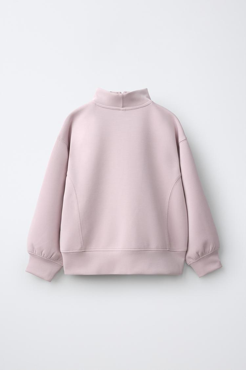 ZARA СПОРТИВНАЯ ТОЛСТОВКА ИЗ МОДАЛА, РОЗОВЫЙ