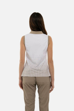 Женское поло Hydrogen GEOMETRIC DEGRADE’ TECH SLEVELESS POLO (GI1003)