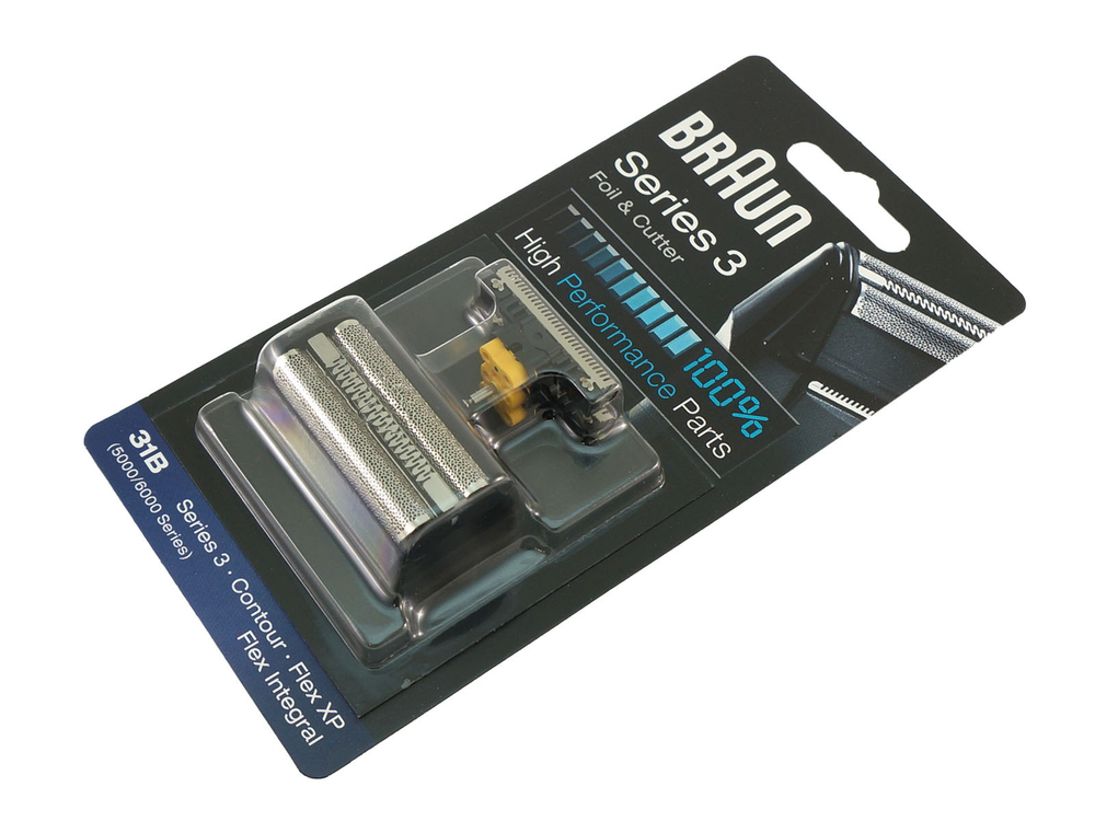 Сетка+лезвия 31B для бритвы Braun Series 3, черный