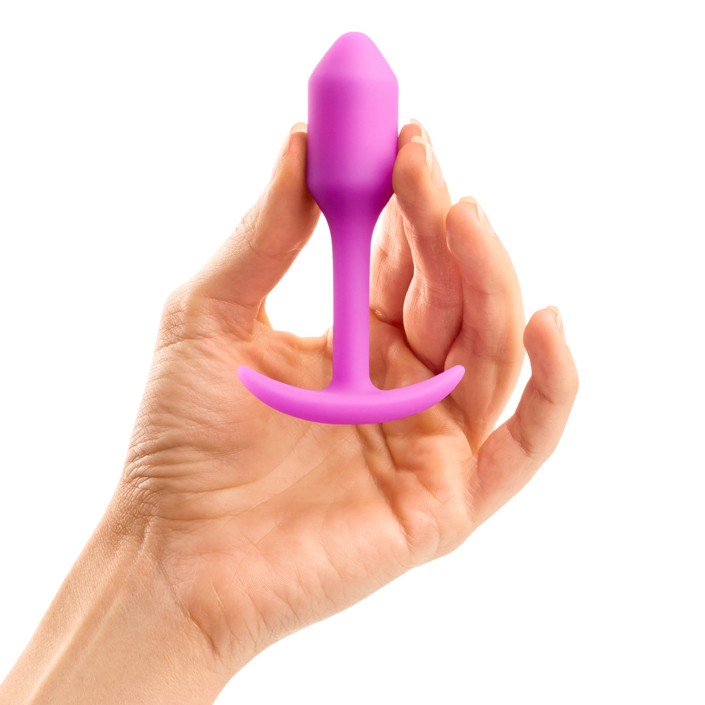 b-vibe Snug Plug 1 - Анальная пробка для ношения