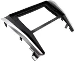 Магнитола для Toyota Camry 55 2014-2018 (рамка серебристо-черная) - Teyes CC2 PLUS монитор 10.1" QLED, Android 10, Быстрая, SIM-слот