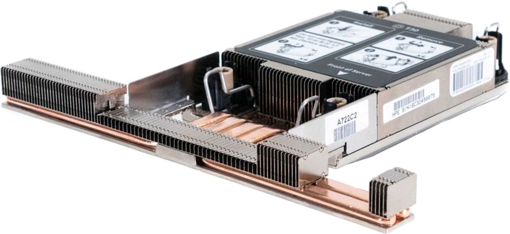 P26479-B21, Радиатор HPE ProLiant DL360 Gen10 Plus High Performance Heat Sink Kit
