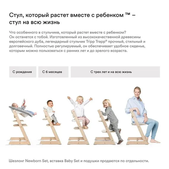 Стульчик для кормления Stokke Tripp Trapp Black