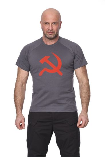 Футболка 7.62 USSR(СССР) (хлопок, серый) 7TS-09GR
