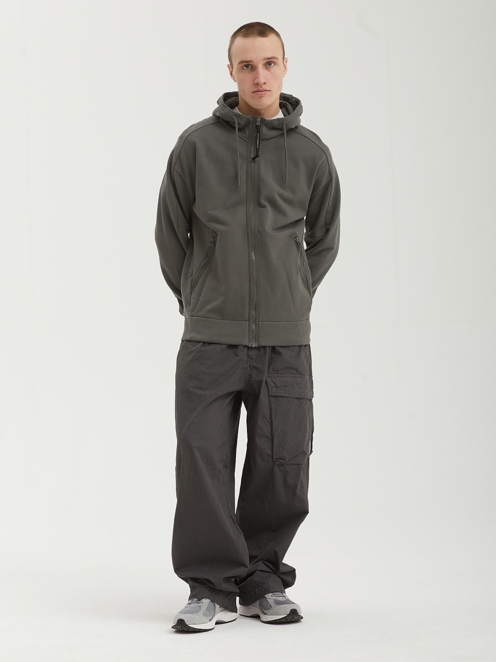 Мужская Толстовка Diagonal Raised Fleece Goggle