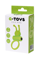 Эрекционное кольцо на пенис A-Toys зеленое 3,1 см