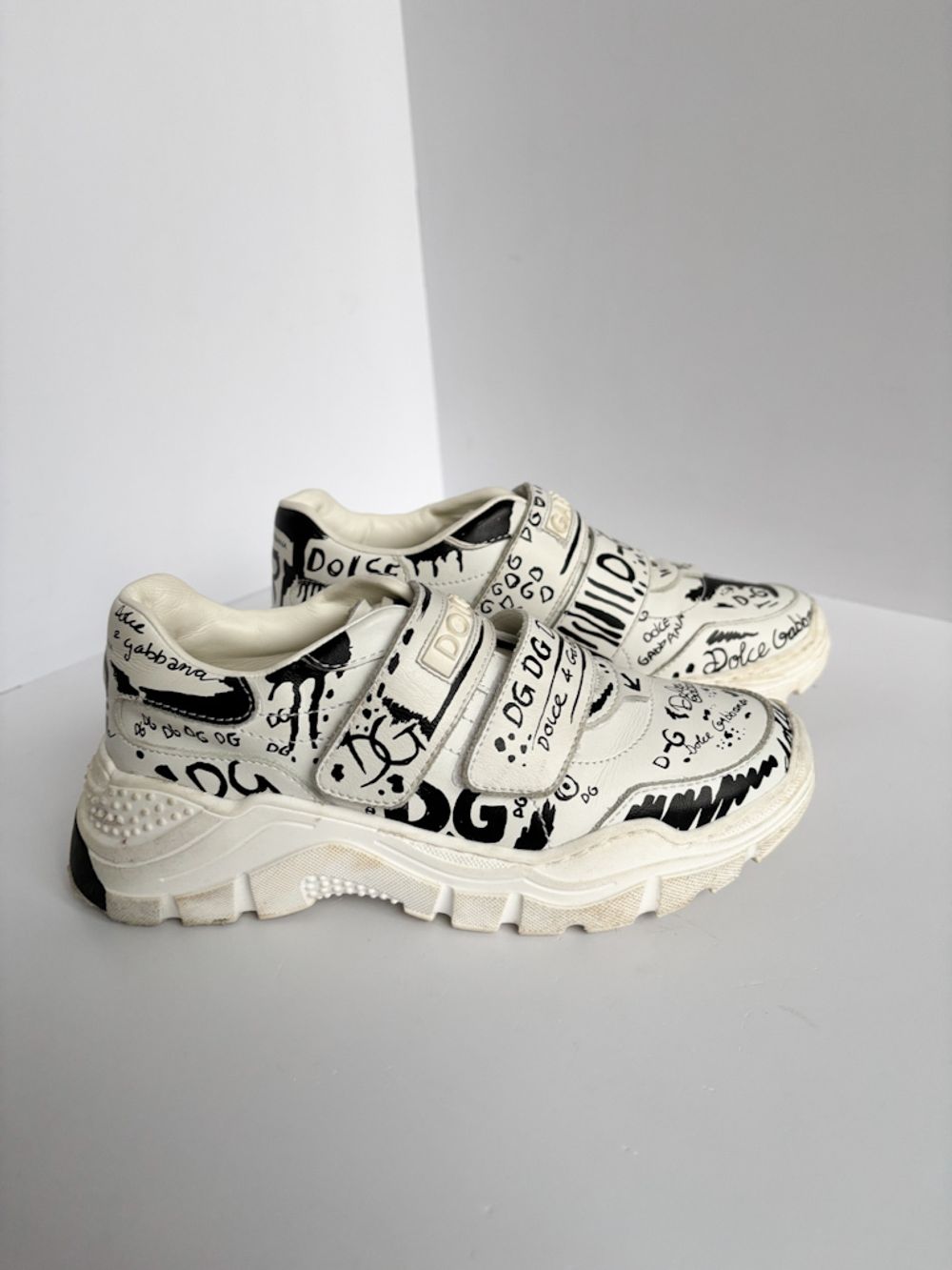 Кожаные кроссовки Dolce & Gabbana, 31