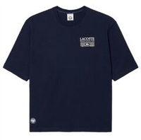 Теннисная футболка Lacoste Roland-Garros Edition Graphic - midnight blue