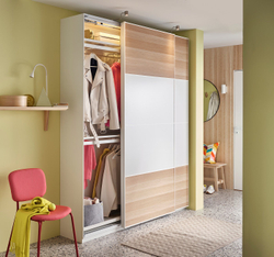 IKEA KOMPLEMENT  (ИКЕА КОМПЛЕМЕНТ)  -  Штанга для одежды - белая 50x35 см
