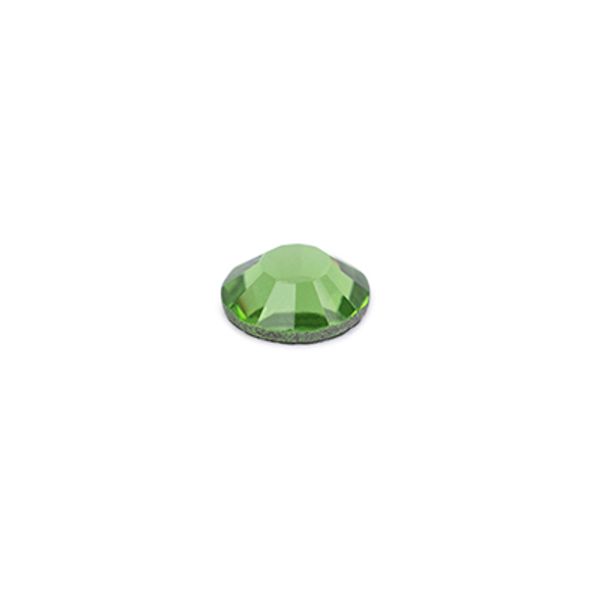 Стразы клеевые стекло 2.4 мм, 360 шт, SS08 №11 салатовый (Peridot), Zlatka ZRTG-0872