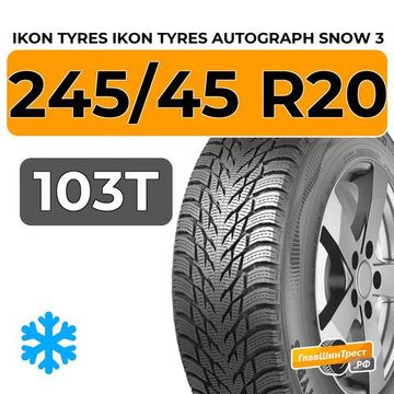 Ikon Tyres Autograph Snow 3 SUV 245/45 R20 103T