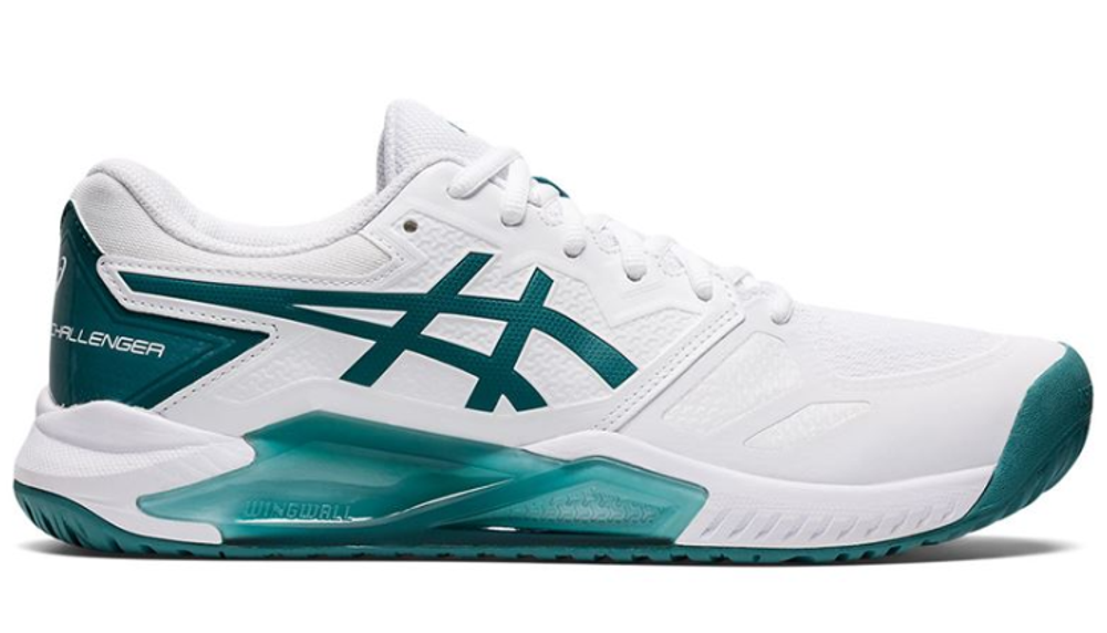 Мужские кроссовки теннисные Asics Gel-Challenger 13 - white/velvet pine