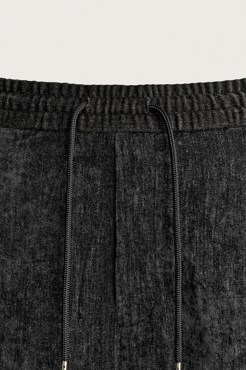 ZARA БРЮКИ SOFT С ЭФФЕКТОМ НЕРАВНОМЕРНОЙ СТИРКИ, ЧЕРНЫЙ/ЭКРЮ