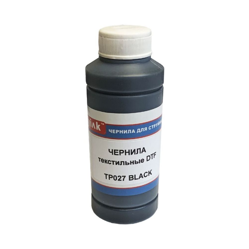 Чернила MyInk TP027BK текстильные DTF для EPSON (100мл) black Чернила MyInk TP027BK текстильные DTF для EPSON (100мл) black