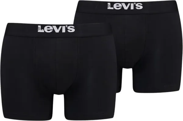 Трусы мужские ( набор 2 шт. ) LEVI'S SOLID BASIC BOXER BRIEF ORGANIC CO 2P