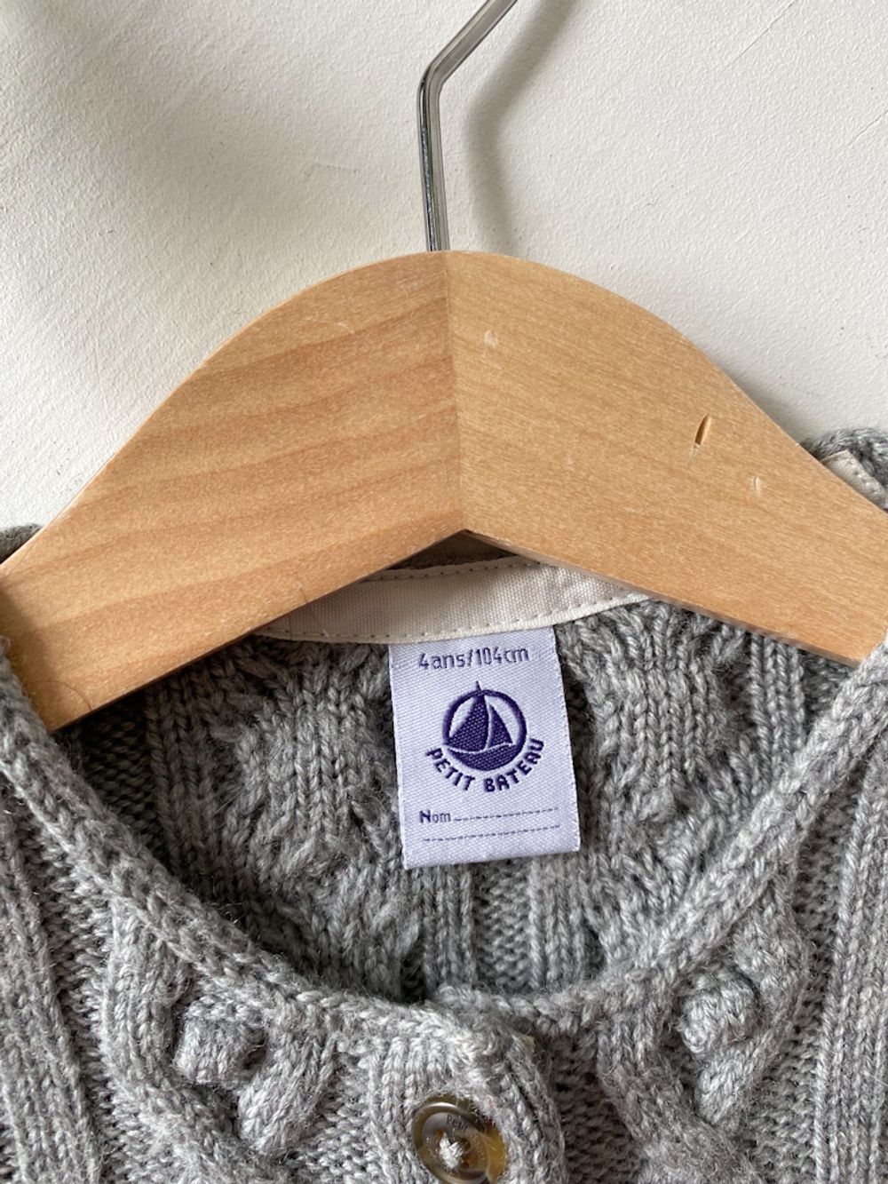 Шерстяной кардиган Petit Bateau, 104