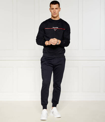 Худи terry Tommy Hilfiger - темно-синий(MW0MW35557)