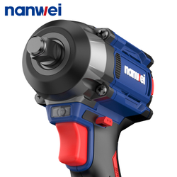 Гайковерт аккумуляторный бесщеточный Nanwei NW-W8500-6, 500 Нм, 2×6 А·ч