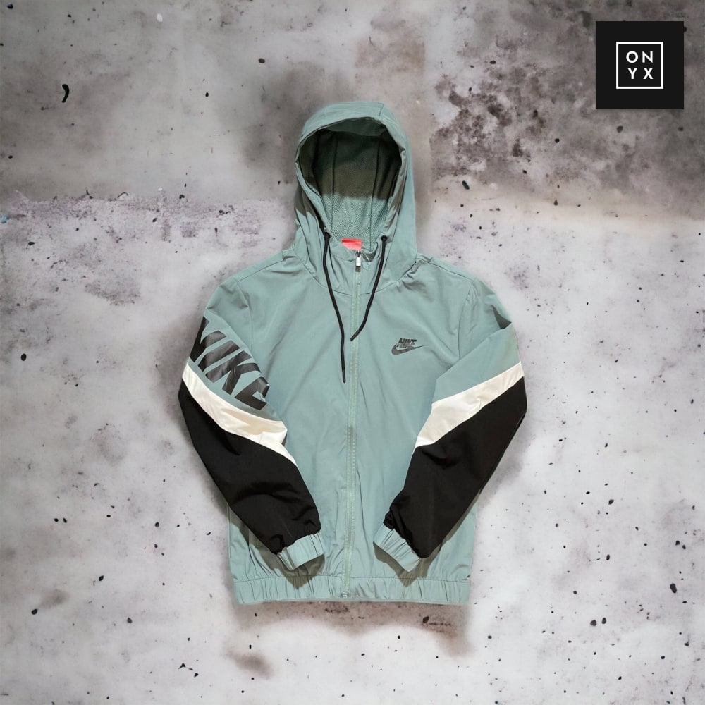 Куртка ветрозащитная Nike #2 • Зеленый