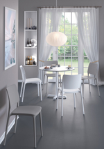 Стул пластиковый Papatya Joy-S, светло-серый