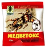 Средство от насекомых-вредителей Медветокс пак. 100 г (50) ТЭ