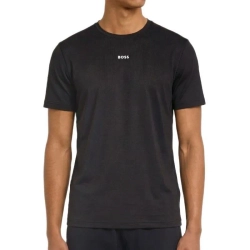 Мужская теннисная футболка BOSS Slim Fit Active - black
