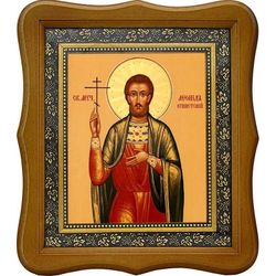 Леонид Египетский Святой мученик. Икона на холсте.